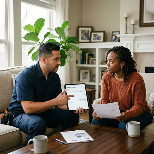 Customer HVAC Consultation